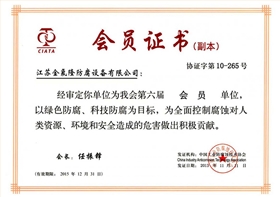 金氟隆江蘇省民營(yíng)科技企業(yè)證書